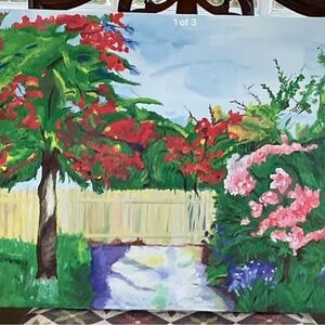 ORIGINAL SIGNED PAINTING ON STRETCH CANVAS